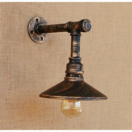 Rustic Lodge Country Antique Brass 電球付属、アンビエントライト壁取り付け用燭台ウォールライト用