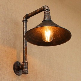 Rustic Lodge Country Antique Brass 電球付属、アンビエントライト壁取り付け用燭台ウォールライト用