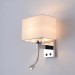 The Modern Hotel Room Reading Creative Fabric Corridor Balcony Led Bedside Lamp Wall Light