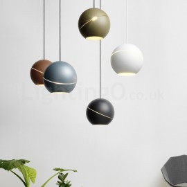 Modern Ball-shape Bedroom Bedside Pendant Lights Bar Restaurant Living Room Clothing Store Pendant Light