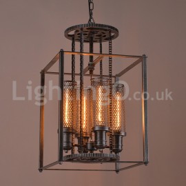 Retro Iron Gear Pendant Lights Living Room Restaurant Cafe Bar Study Room/Office