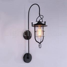 Retro Dock Wall Lamp Black Wharf Wall Lights Dock Sconce Restaurant Living Room Cafe Bar Clothing Store