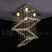 4 Lights Modern LED Crystal Ceiling Pendant Light Indoor Chandeliers Home Hanging Down Lighting Lamps Fixtures